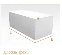 Газобетонный блок ГРАС D300, 600x200x200 мм