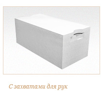 Газобетонный блок ГРАС D350, 600x250x350 мм