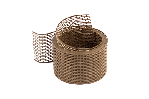 Вентиляционная лента пвх, коричневая, KLOBER